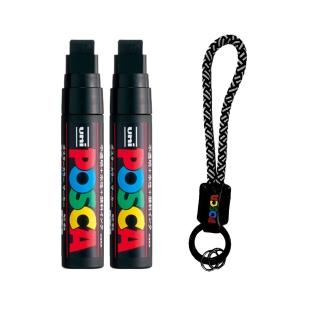 【UNI】買2送1三菱-PC-17K POSCA 壓克力水性筆買2支送掛繩X1(學生 學校 辦公 文具 居家 收納)