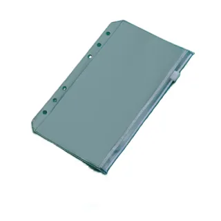 【團購好物】A6活頁夾鏈袋 20入(6孔拉鏈袋裝 收納袋 PVC活頁本拉鏈袋 票據收納袋)