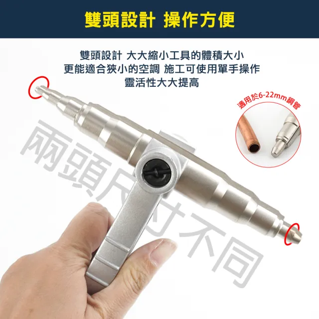 冷氣擴管器 銅管脹管器 管子 冷氣銅管擴管器 空調工具 冷凍空調 銅鋁管擴口器 配管 手動擴管器(550-TE622)