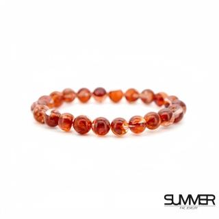 【SUMMER 寶石】招桃花旺人緣紅膠花手珠(9MM)
