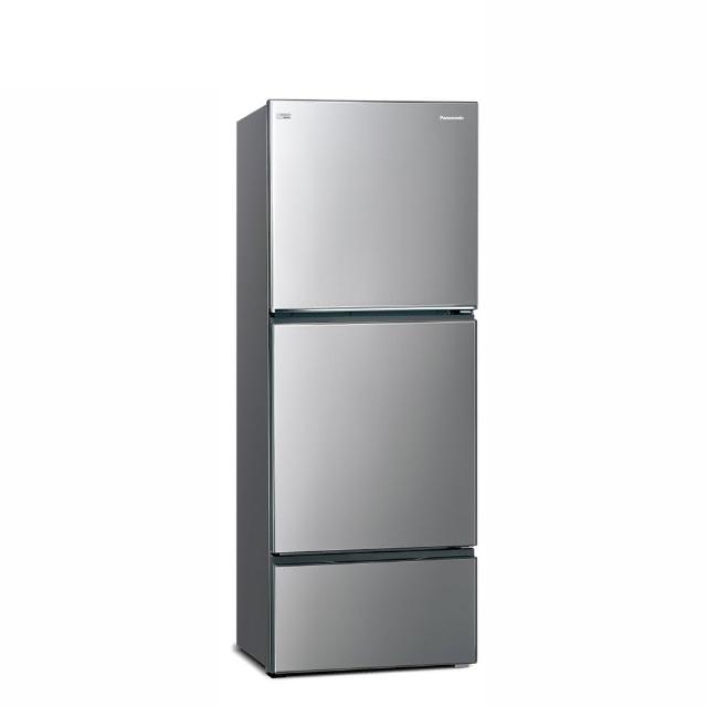 【Panasonic 國際牌】58H快配★496公升新一級能源效率三門變頻冰箱-晶漾銀(NR-C493TV-S)