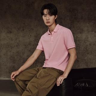 【GIORDANO 佐丹奴】韓系選品 男裝新款純棉純色珠地短袖polo衫(多色任選)