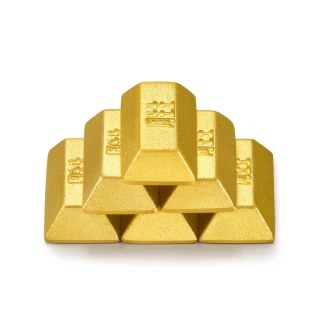 【點睛品】珍藏金磚造型小金豆6塊1.56錢_計價黃金(6克_網路獨家款)