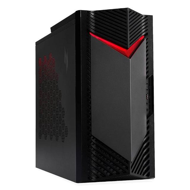 【Acer 宏碁】十核心 RTX5060 電競電腦(N50-650/i5-13400F/32G/1TB+1TB SSD/RTX5060-8G/W11P)