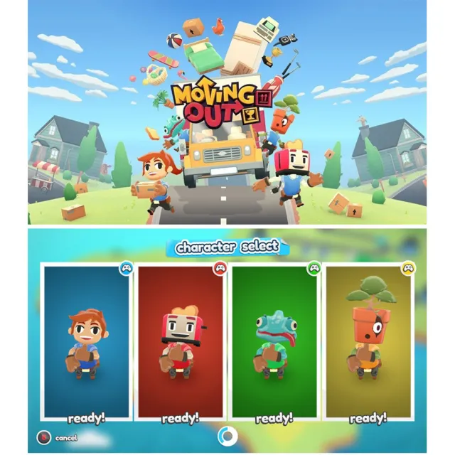 【Nintendo 任天堂】NS Switch 胡鬧搬家 Moving Out 國際中文版(支援中文)