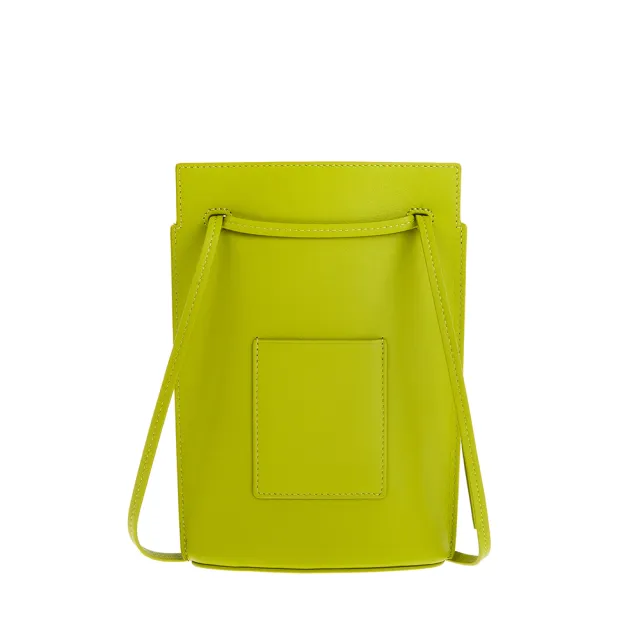 【LOEWE 羅威】經典小牛皮金色Anagram 斜背骰子包(草綠色)