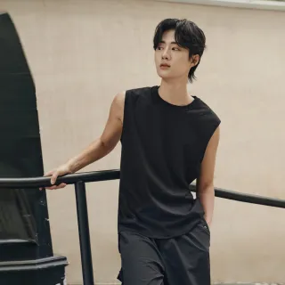 【GIORDANO 佐丹奴】韓國同款 男裝簡約純色純棉圓領背心(多色任選)