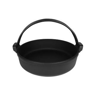 【福介商店】南部鐵器 日本鑄鐵鍋 IWACHU 巖鑄 提把鑄鐵壽喜燒 20cm IH可用 平底鍋 提把鍋 煎餃
