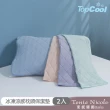 【Tonia Nicole 東妮寢飾】TopCool冰凍涼感枕頭保潔墊2入(十色任選)