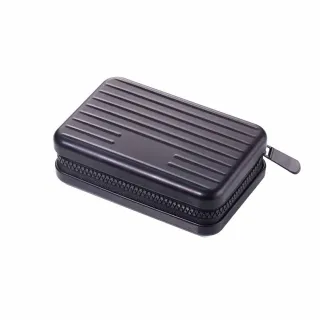 【Troika】交換禮物 RFID個資防盜硬殼卡夾零錢夾#風琴式多夾層收納(商務旅遊必備小物)