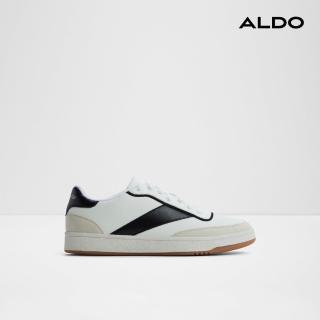 【ALDO】ASHWIN-復古拚色休閒鞋-男鞋(白色)