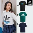 【adidas 愛迪達】精選兒童休閒運動短袖上衣 T恤 大童款 童裝 男童/女童(多款任選)