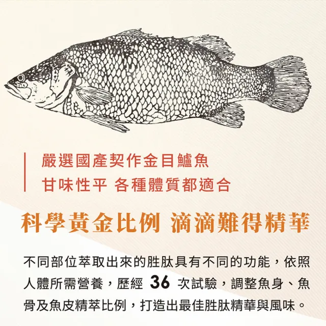 【安永鮮物】健康御品鱸魚精15入禮盒-常溫(60ml/入/銀髮友善食品/威品嚴選)