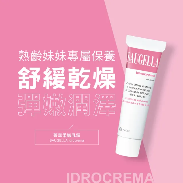 【SAUGELLA 賽吉兒】菁萃柔潤乳霜二入組