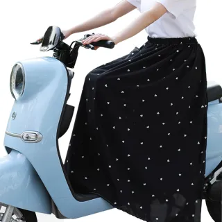 【生活嚴選】冰絲防曬裙 防走光裙 機車圍裙 機車遮陽裙 防曬裙(冰絲涼感/防走光/防曬)