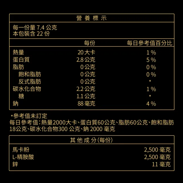 【大研生醫】精氣神瑪卡粉包3入組(共66包)-馬卡＋精胺酸5000mg足量才有感