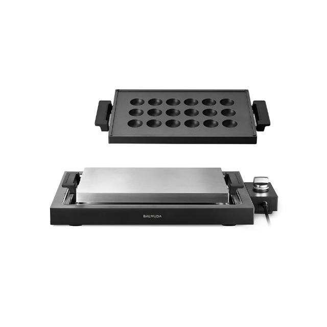 【BALMUDA 百慕達】The Plate Pro 電烤盤+章魚燒烤盤(B300)