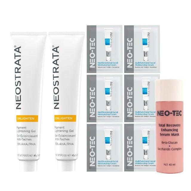 【NeoStrata 妮傲絲翠】果酸美白凝膠40g（二入）(贈 葡聚醣40ml+膠原乳霜2gmX6)