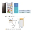 【Panasonic 國際牌】58H快配★498公升新一級能源效率雙門玻璃變頻冰箱-曜石棕(NR-B493TG-T)