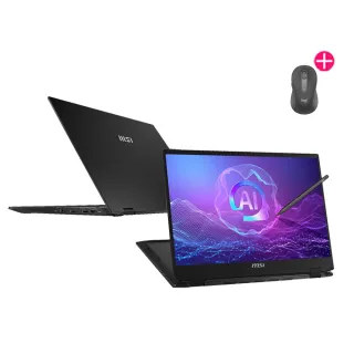 靜音滑鼠★【MSI 微星】16吋 Ryzen AI 9 365 翻轉觸控商務筆電(Summit A16 AI+/32G/1T/W11P/A3HMTG-017TW)