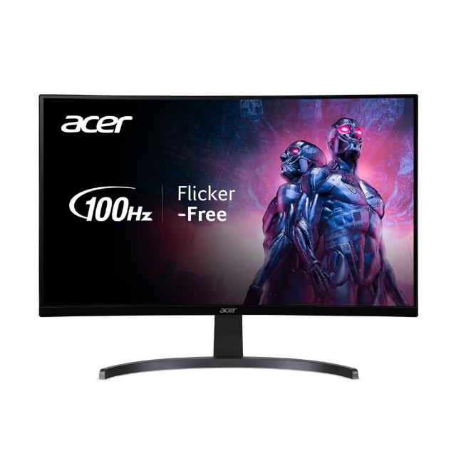 【Acer 宏碁】ED273U H 27型 2K曲面螢幕(27型/2K/100Hz/1ms/VA)