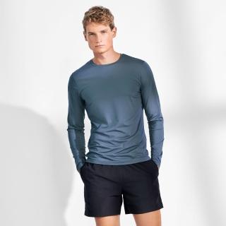 【Bread & Boxers】Long-Sleeve Active 長袖經典圓領速乾除臭T - 獵戶座青