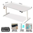 【ONE HOUSE】阿姆斯無段式電動升降桌 120x60CM｜正裝雙機馬達 靜音操控 高承重(書桌/辦公桌/工作桌)