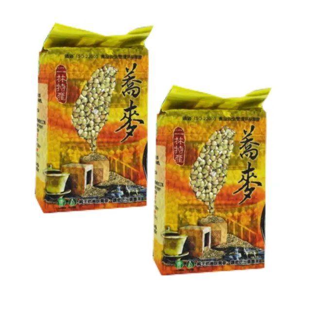 【農會】紅薏仁粒+蕎麥粒/450gx10包(紅薏仁 蕎麥 穀物 脆片)
