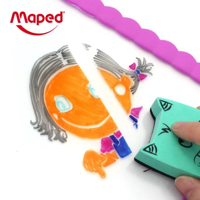 【法國Maped】抗斷裂透明塗鴉板(顏色隨機出貨)