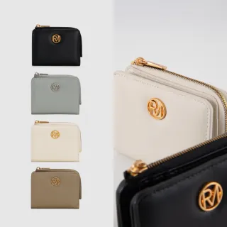 【ROBINMAY】塔利斯真皮側拉短夾 頭層皮(壓扣、拉鍊封口/多色任選)