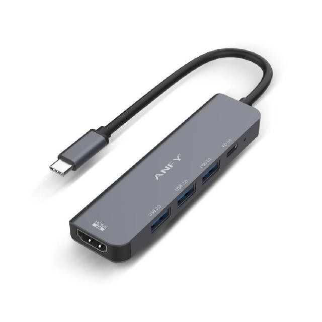 【ANFY】Type-C TO HDMI/USB/PD轉接器 CH500