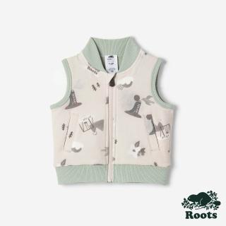 【Roots】Roots 嬰兒-NATURE REVERSIBLE 背心(淺卡其色)