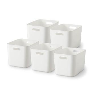 【MUJI 無印良品】軟質聚乙烯收納盒/大 約寬25.5×深36×高24cm(5入組)