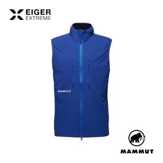 【Mammut 長毛象】Eiger Nordwand IN Flex Air Vest 極限艾格防潑保暖立領背心 艾格藍 男款 #1013-04030