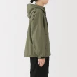 【MUJI 無印良品】男撥水加工連帽風衣外套(黑色/卡其綠/摩卡棕)