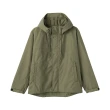 【MUJI 無印良品】男撥水加工連帽風衣外套(黑色/卡其綠/摩卡棕)