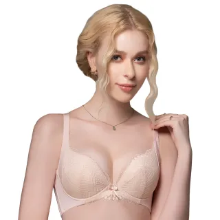 【Swear 思薇爾】S挺美力系列B-E罩背心型蕾絲包覆塑身女內衣(柔膚色)