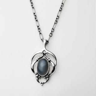 【Georg Jensen 喬治傑生】2016年度灰月石項鍊