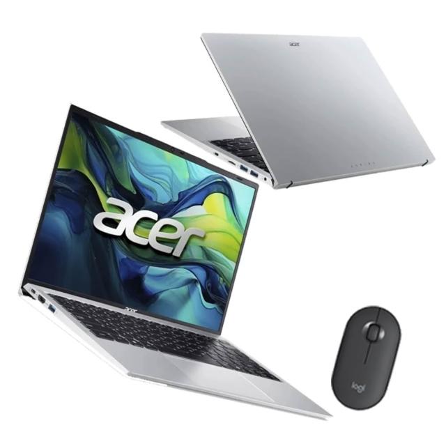 【Acer】無線滑鼠組★17.3吋十核心Core 5輕薄筆電(Aspire Lite/AL17-51P-57Z0/Core 5-120U/16G/512G/W11)