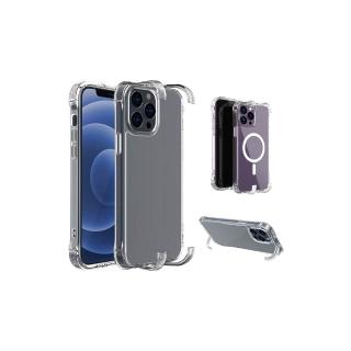 【HOMii】懶人支架手機殼-透明款(適用iPhone多款型號 新增iphone17)