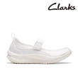 【Clarks】舒適女鞋 輕量透氣綁帶休閒鞋 運動鞋 瑪莉珍鞋 小白鞋(momo獨家款)