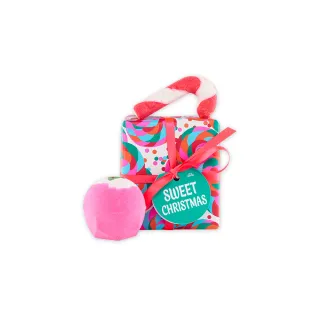 【LUSH 嵐舒】甜蜜聖誕 泡澡禮盒(汽泡彈x1+泡泡浴芭x1/聖誕節/交換禮物/送禮/甜香)