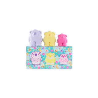 【LUSH 嵐舒】小熊密友 泡澡禮盒(汽泡彈x3/薰衣草/橘子/玫瑰/聖誕節/交換禮物/送禮)