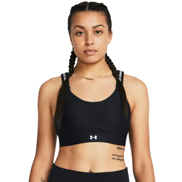 【UNDER ARMOUR】UA 女 Infinity 高衝擊運動內衣_1384112-001(黑色)