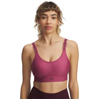 【UNDER ARMOUR】UA 女 Infinity 中衝擊運動內衣_1384123-659(粉紅色)