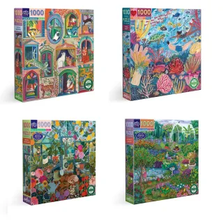 【eeBoo】1000 Piece Puzzle 1000片拼圖 I4.(幼兒童男童女童大人桌遊遊戲拼圖- 四款可選)