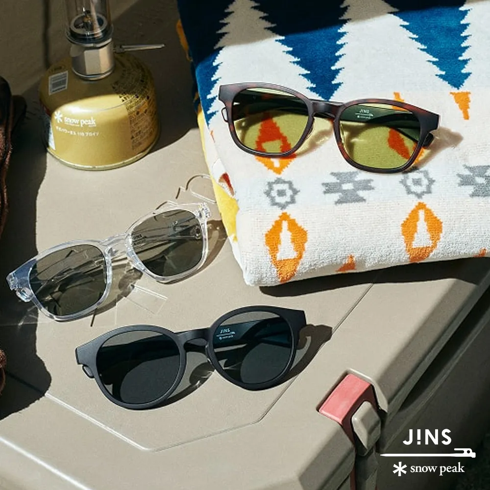 JINS】× Snow Peak 2025聯名墨鏡+360°偏光/露營/駕駛-多款任選(UGF-25S