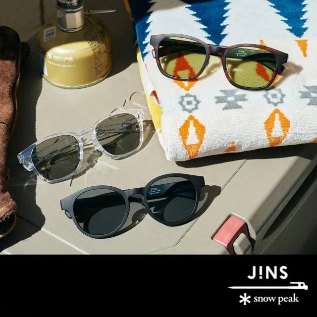 【JINS】× Snow Peak 2025聯名墨鏡+360°偏光/露營/駕駛-多款任選(UGF-25S-077)