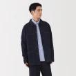 【MUJI 無印良品】男吉貝木棉混丹寧工作外套(藍色/暗藍)