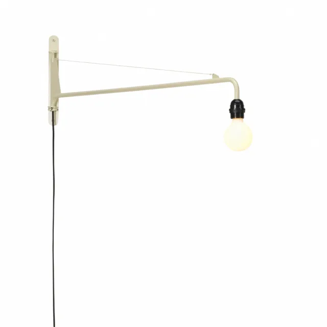 【北歐櫥窗】Vitra Petite Potence 懸臂燈(亞麻白、110V)